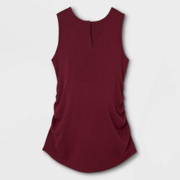 Rib Maternity Tank Top - Isabel Maternity By Ingrid & Isabel Red