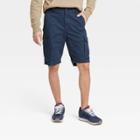 Men's 11 Regular Fit Cargo Shorts - Goodfellow & Co Blue