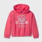 Girls' Hooded Sweatshirt - Art Class Coral