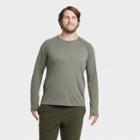 Men's Long Sleeve Run T-shirt - All In Motion Olive Green M, Men's, Size: Medium, Green Green
