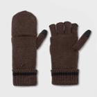 Men's Knit Gloves - Goodfellow & Co Brown