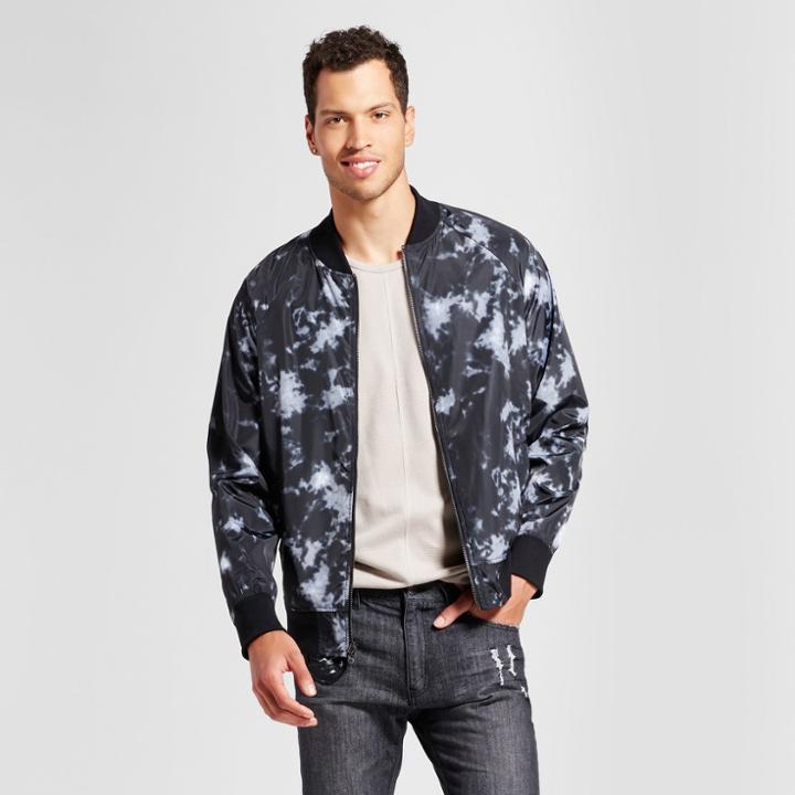 Men's Reversible Bomber Jacket - Jackson Black