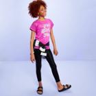 Petitegirls' Short Sleeve 'yes Girl' T-shirt - More Than Magic Magenta Xs, Girl's,