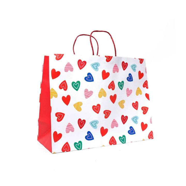 Spritz Vogue Valentine's Bag Heart On White -