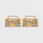 Sugarfix By Baublebar 'turn It Up' Statement Earrings - Gold