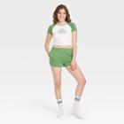 Women's 3pc Socks And Pajama Set - Colsie Green