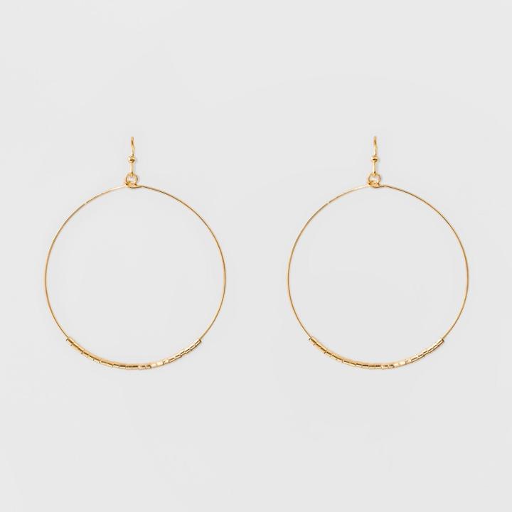 Hoop Earrings - A New Day Gold, Women's