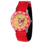 Girls' Disney Elena Of Avalor And Skylar Stainless Steel Time Teacher Watch - Red, Purple
