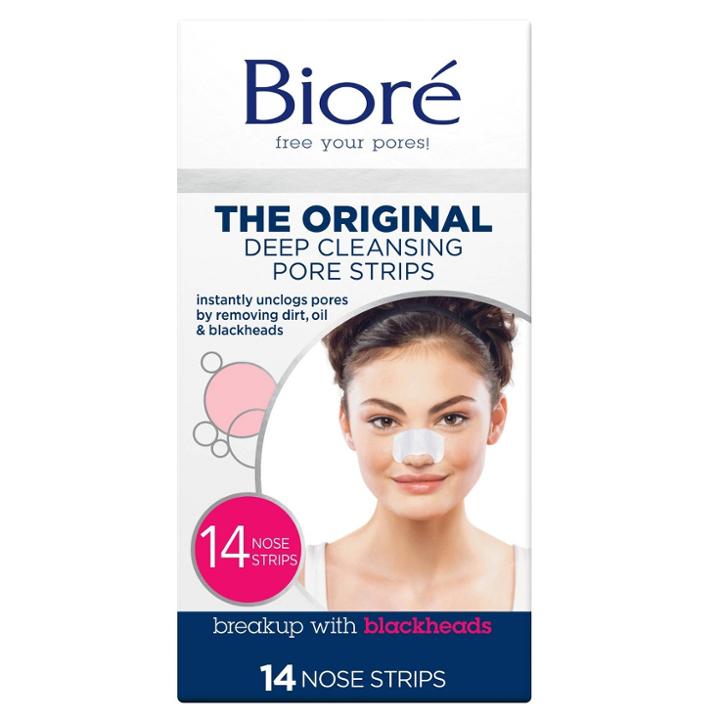 Biore Deep Cleansing Pore Strips, Blackhead Remover, Nose Strips For Deep Pore Cleansing, Oil-free