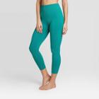 Women's Ribber 7/8 Seamless High-waisted Leggings - Joylab Spruce Xs, Women's, Green