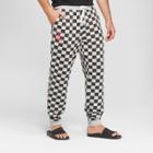 Junk Food Men's Atari Checkered Knit Jogger Pants - Gray