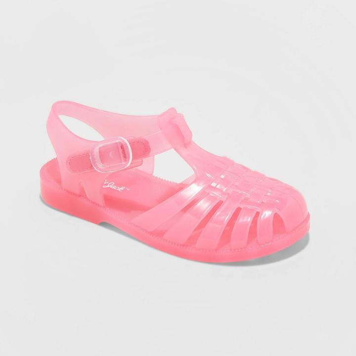 Toddler Girls' Fleur Fisherman Jelly Sandals - Cat & Jack Pink