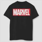 Boys' Marvel Brick Short Sleeve T-shirt - Black