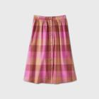 Women's Plaid Mid-rise Skirt - Universal Thread Pink