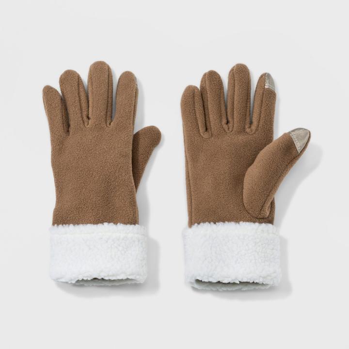 Chaos Women's Faux Shearling Glove - Camel