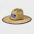 Men's Pabst Blue Ribbon Lifeguard Straw Sun Hat - Red/white/blue
