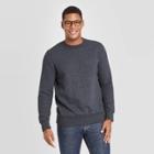 Men's Regular Fit Crew Fleece Sweatshirt - Goodfellow & Co Gray