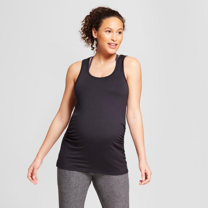 Maternity Core Long Tank Top - C9 Champion Black