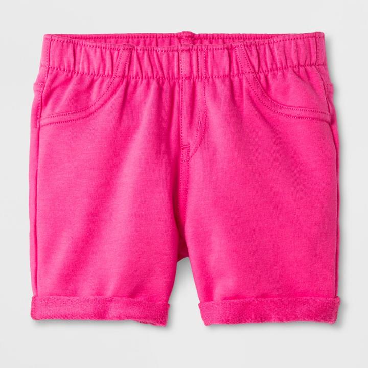 Toddler Girls' Cargo Shorts - Cat & Jack Paradise Pink
