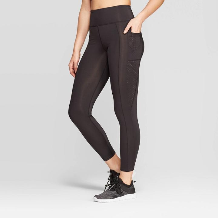 Women's High-waisted Activewear Leggings - Joylab Black