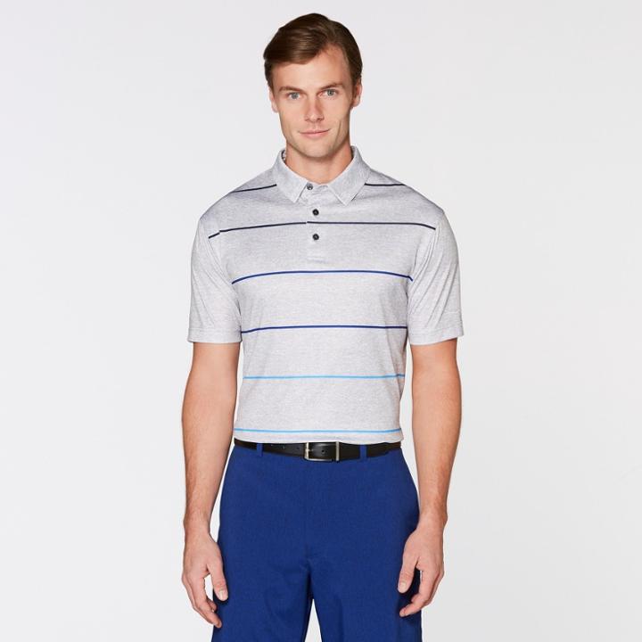 Men's Striped Heather Polo Shirt - Jack Nicklaus