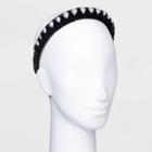 Velvet Wrapped Pearl Headband - A New Day Black