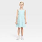 Girls' Sleeveless Eyelet Tiered Dress - Cat & Jack