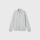 Men's Tall Standard Fit Full Zip Fleece Sweatshirt - Goodfellow & Co Gray