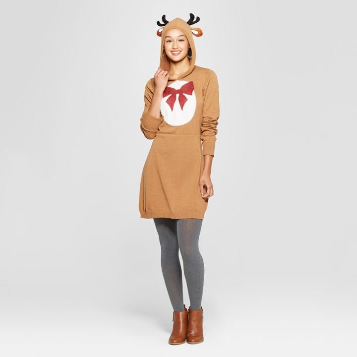 Women's Reindeer Dress - Well Worn (juniors') Brown