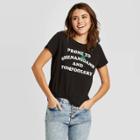 Doe. Women's Prone To Shenanigans And Tomfoolery Short Sleeve T-shirt - Doe (juniors') - Black