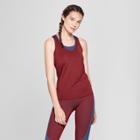 Women's Fitted Mesh Tank Top - Joylab Mulberry Red