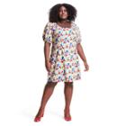 Plus Size Floral Short Sleeve Button-up Dress - Rixo For Target