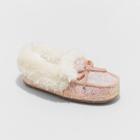 Girls' Medora Moccasin Slippers - Cat & Jack Pink