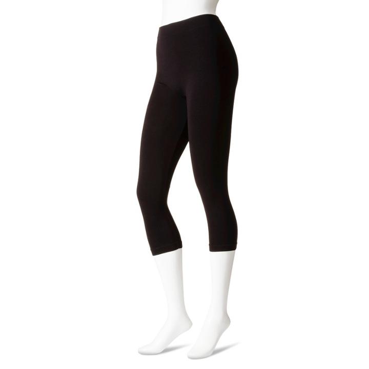Women's Skineez Skincarewear By Michelle Moran Juniors' Capri Leggings - Black