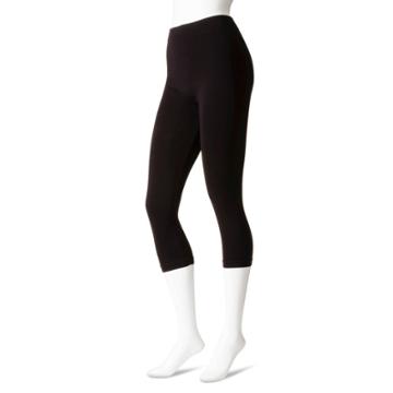 Women's Skineez Skincarewear By Michelle Moran Juniors' Capri Leggings - Black