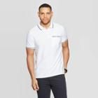 Men's Athletic Fit Retro Polo Shirt - Goodfellow & Co White