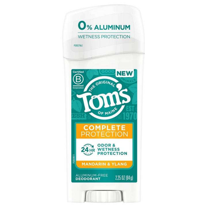 Tom's Of Maine Complete Protection Deodorant - Mandarin And Ylang