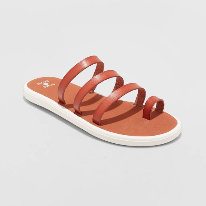 Women's Isabel Toe Ring Sandals - Shade & Shore Cognac