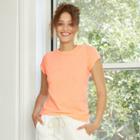 Women's Short Sleeve T-shirt - Universal Thread Orange