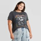 Women's Blondie Plus Size Metallic Short Sleeve Graphic T-shirt - Black