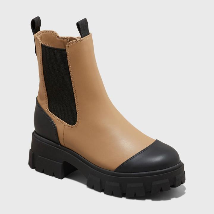 Women's Devan Winter Boots - A New Day Taupe