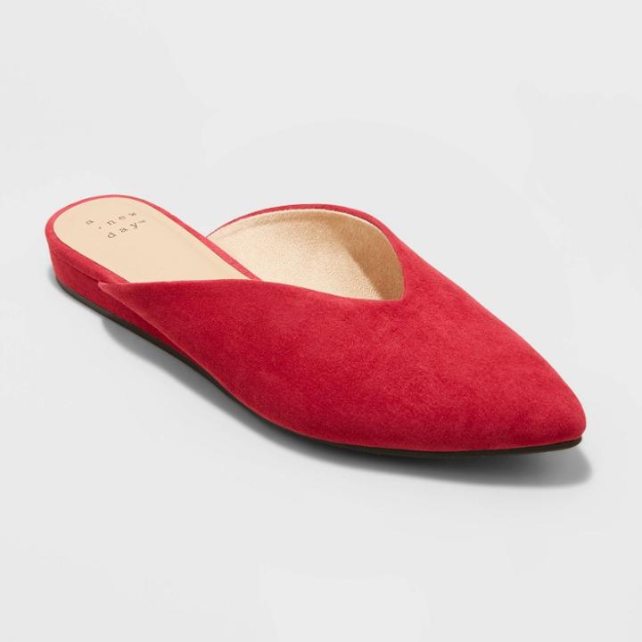 Women's Tam Mules - A New Day Burgundy