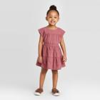 Toddler Girls' Tiered Dress - Art Class Purple 12m, Toddler Girl's