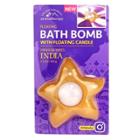 Village Naturals India Relaxing Star Floating Bath Bomb With Candle
