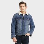 Men's Sherpa Jean Jacket - Goodfellow & Co Blue