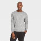Men's Cotton Fleece Crewneck Sweatshirt - All In Motion Medium Heather Gray