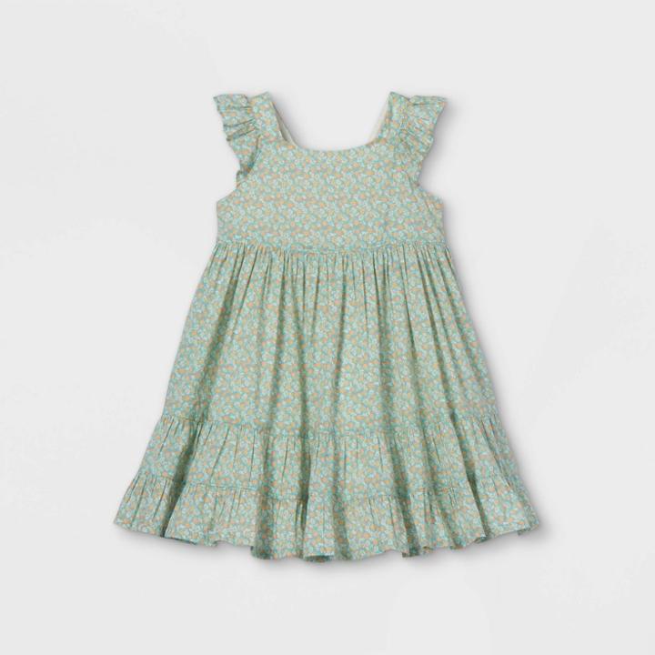 Oshkosh B'gosh Toddler Girls' Floral Tank Dress - Blue