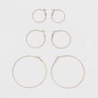 Hoops Earring Set - A New Day Gold