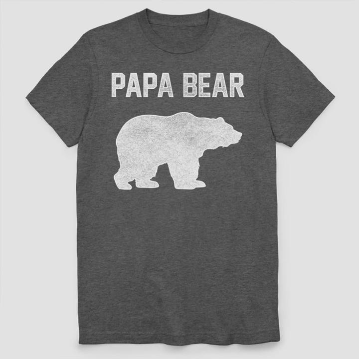Fifth Sun Men's Best Dad Ever Short Sleeve Graphic T-shirt Charcoal Heather