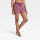 Women's Mid-rise French Terry Shorts 5 - All In Motion Purple